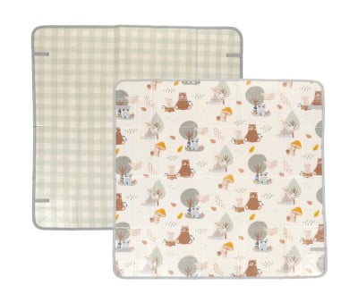 Alfombra de Juegos Plegable Soft Foam Woodland & Gingham