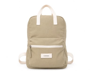 Mochila infantil personalizável Andrea Kaki 