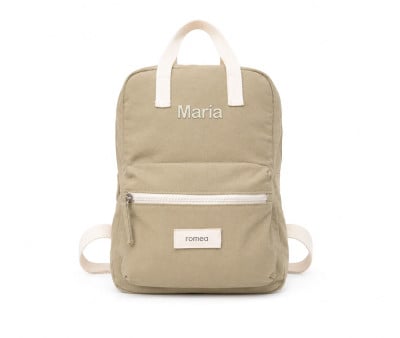 Mochila Infantil Andrea Kaki Personalizable