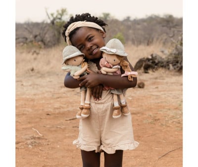 Muñeco Blandito Rosa Exploradora Safari