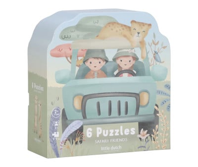 Puzzle 6 en 1 Safari Friends FSC