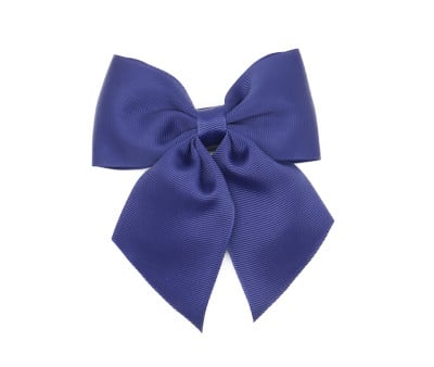 Elastico Capelli con Maxi Fiocco Blu