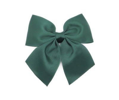 Elastico Capelli con Maxi Fiocco Verde