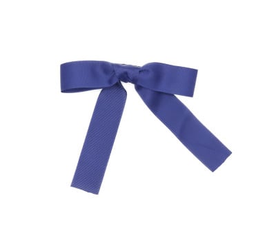 Elastico Capelli con Fiocco Fine Blue