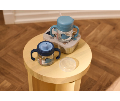 Bicchiere Tritan con cannuccia Kai 350ml
