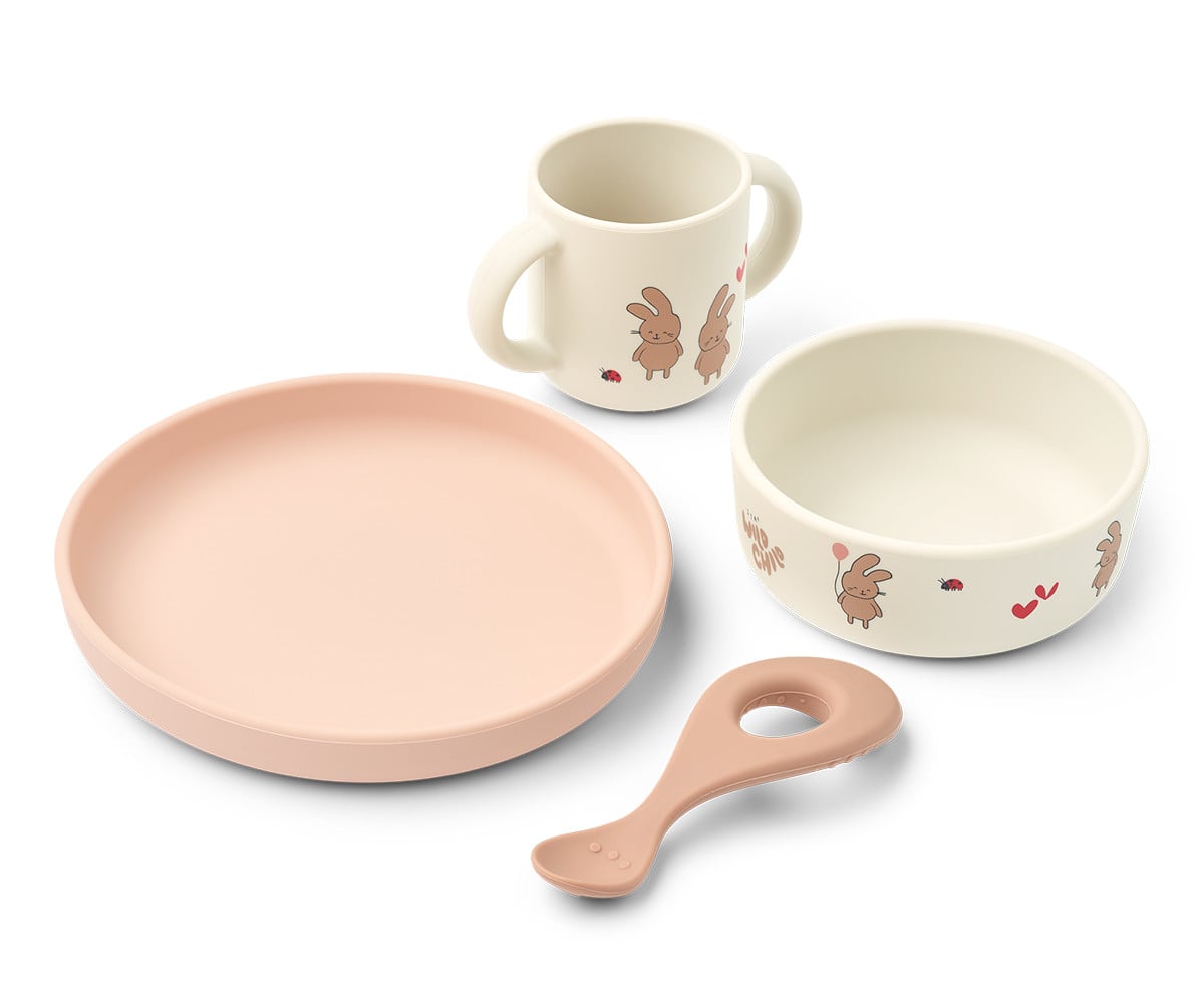 Conjunto de utensílios Vivi Wild Child/Rosey