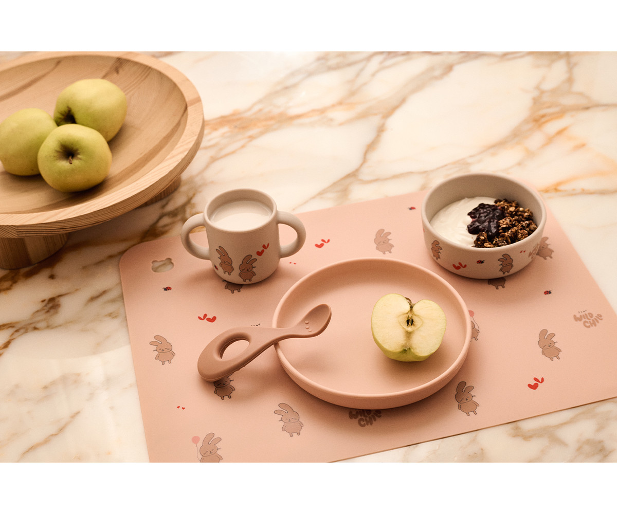 Conjunto de utensílios Vivi Wild Child/Rosey