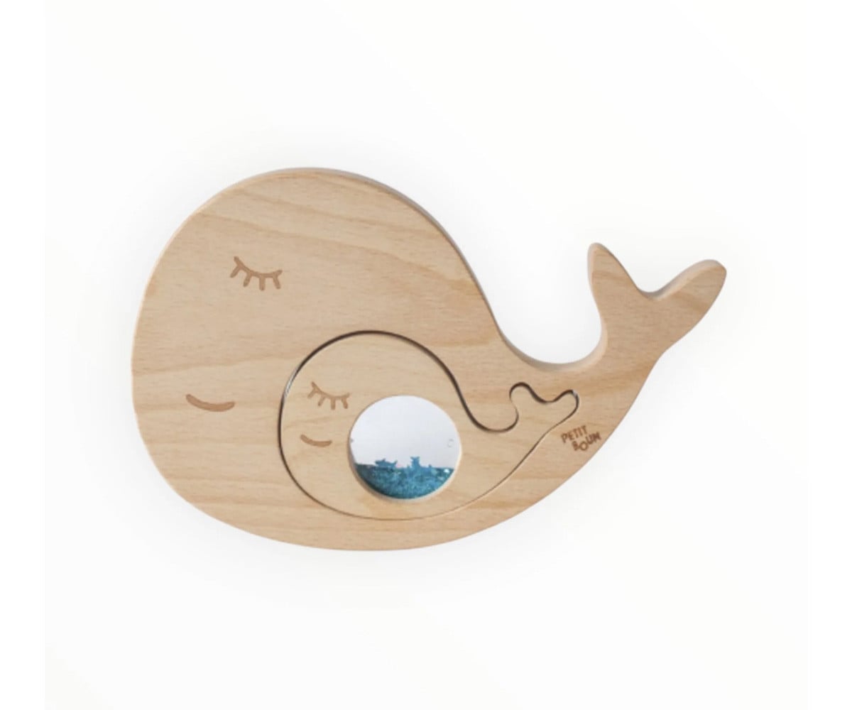Puzzle Sensoriale Balena Mamma e Cucciolo