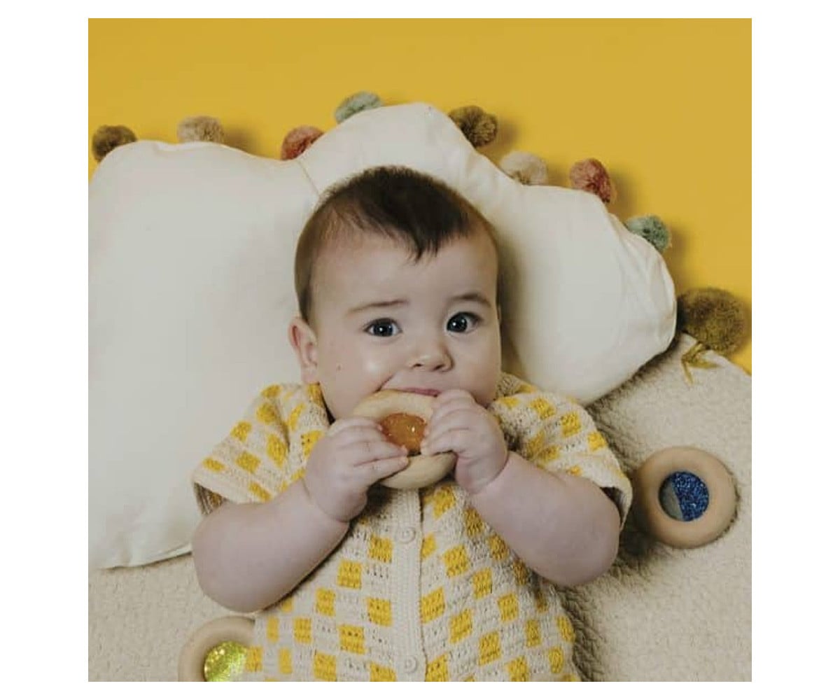 Sonajero Calm Donut Sensorial Yellow