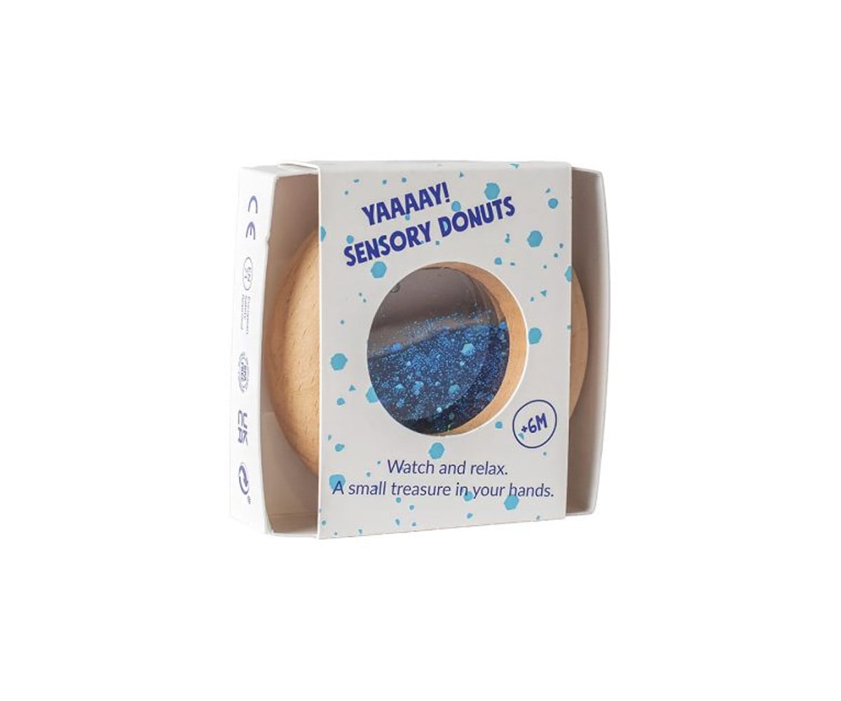 Sonajero Calm Donut Sensorial Blue