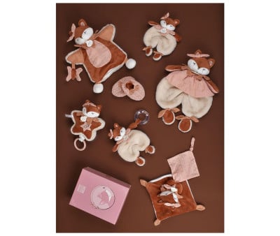 Caja de Nacimiento Mina Zorro con Doudou y Zapatitos