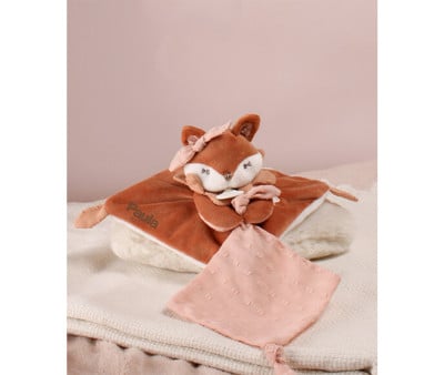 Caja Regalo Doudou Personalizable Zorro Mina