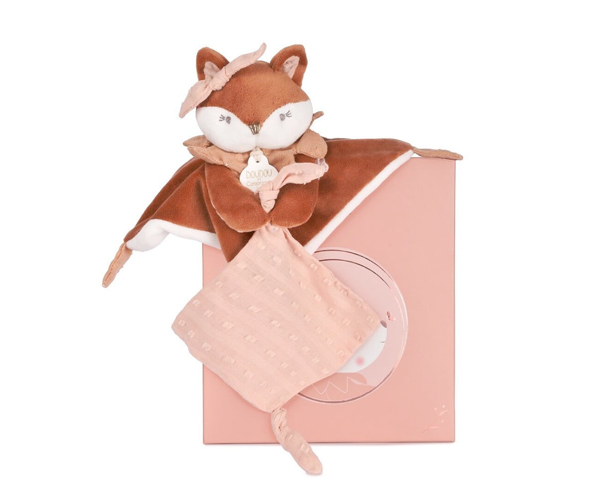 Caja Regalo Doudou Personalizable Zorro Mina