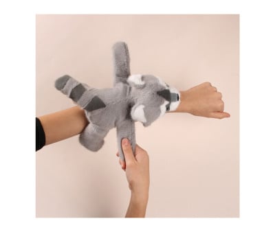 Peluche Pulsera Slap Mapache 25 cm