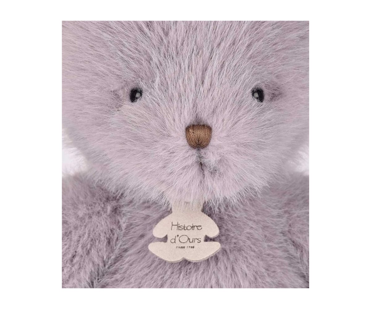 Peluche Oso Clementin Gris Lavanda 38cm