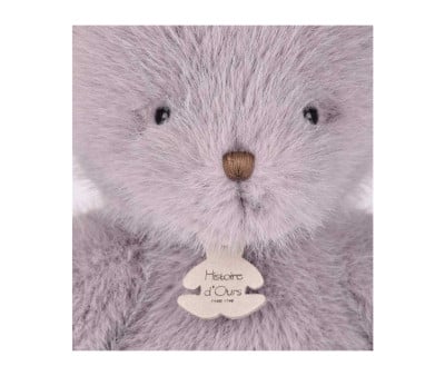 Peluche Oso Clementin Gris Lavanda 38cm