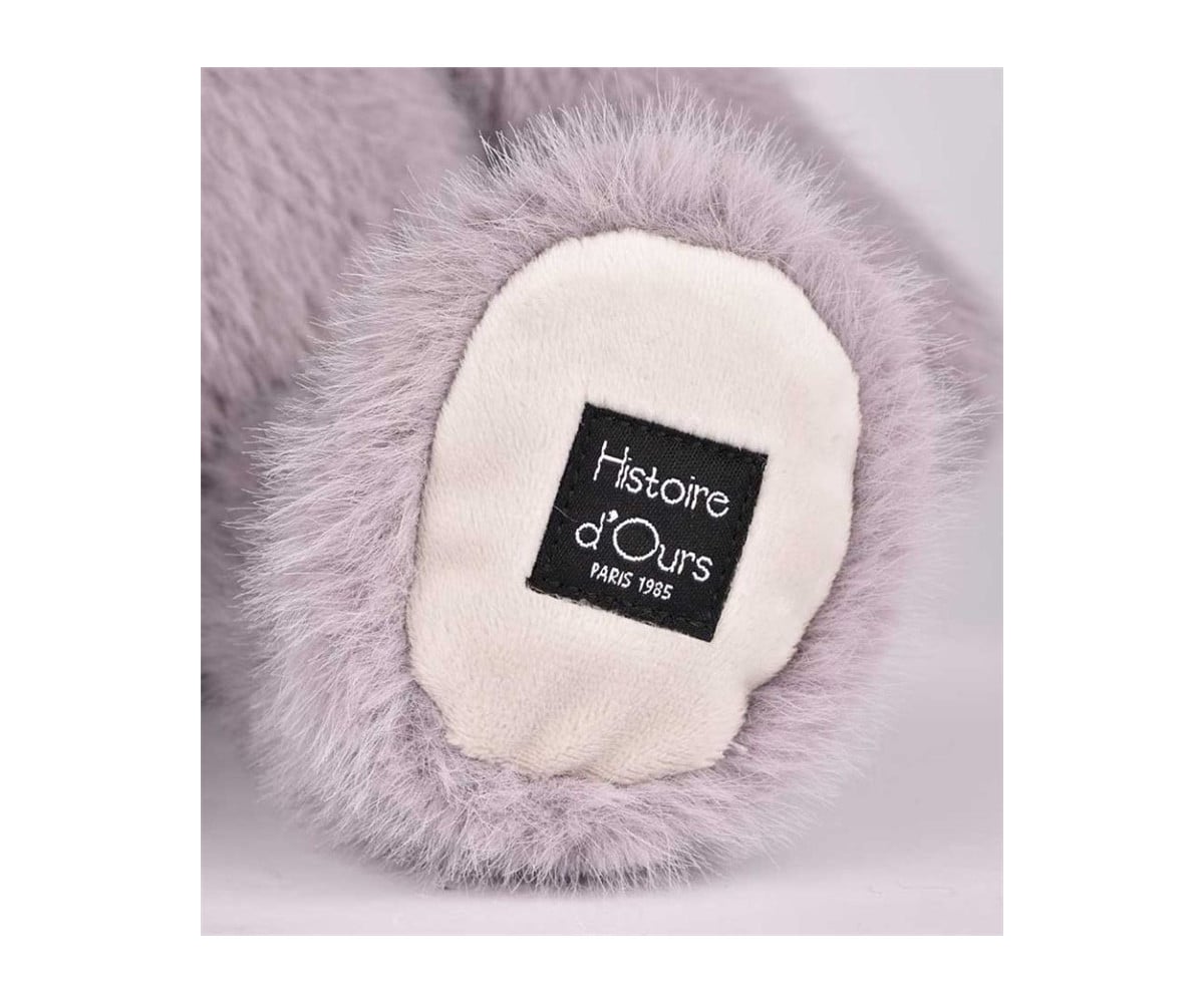 Peluche Oso Clementin Gris Lavanda 38cm