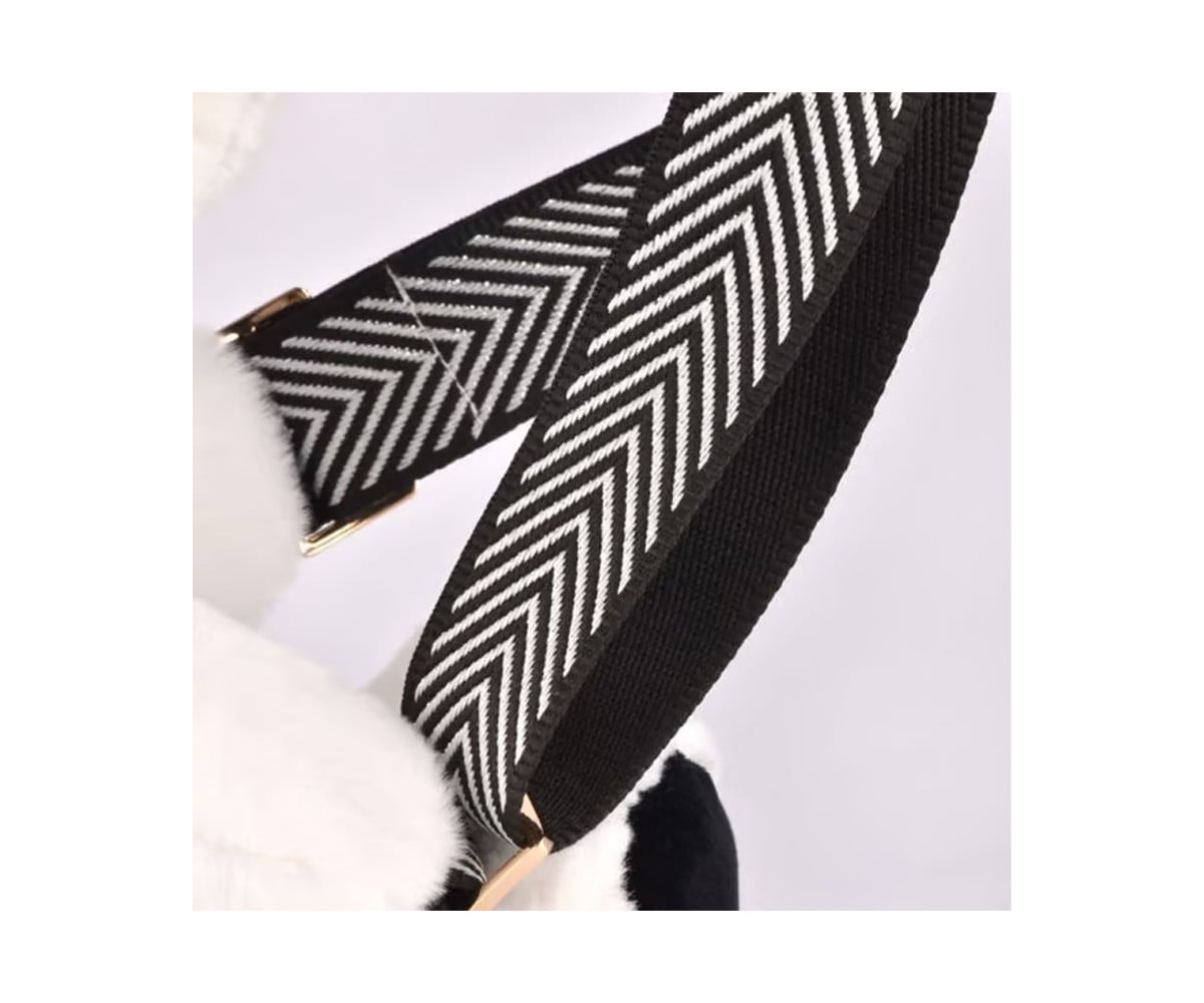 Bolso de Pelcuhe Perro Black & White