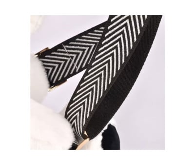 Bolso de Pelcuhe Perro Black & White