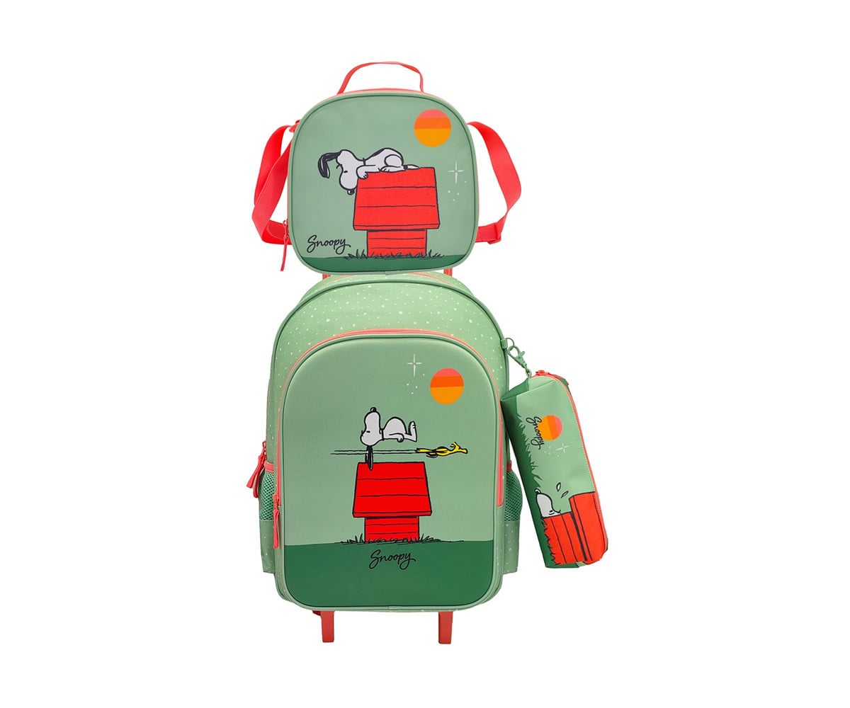 Novo conjunto Snoopy de volta às aulas