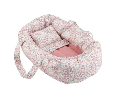 Capazo con Ropa de Cama Para Muñeca