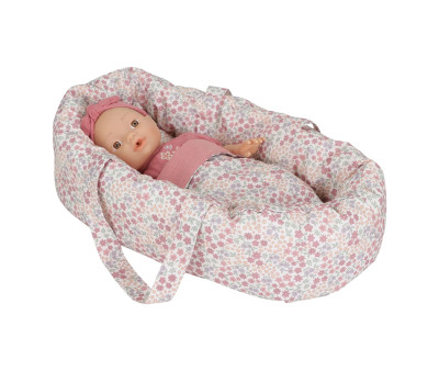 Capazo con Ropa de Cama Para Muñeca