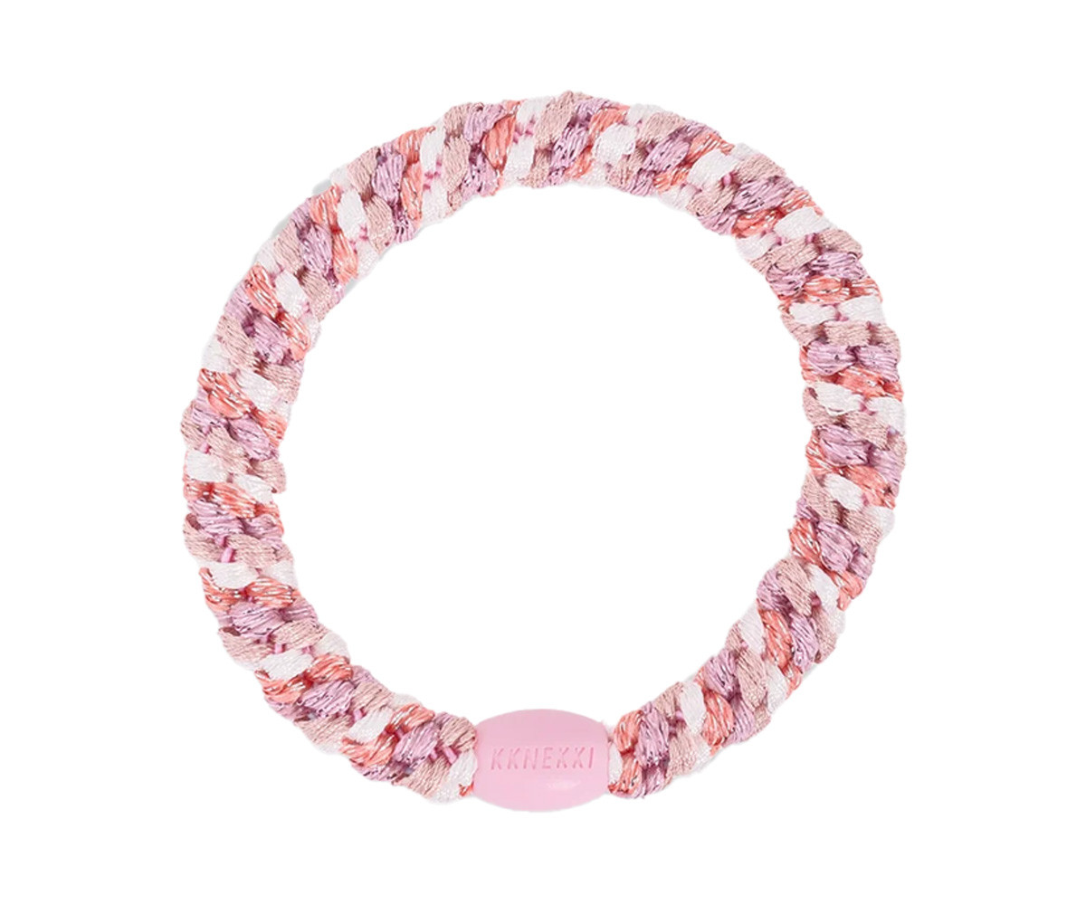 Elastico Capelli Kknekki Rose Pink Glitter
