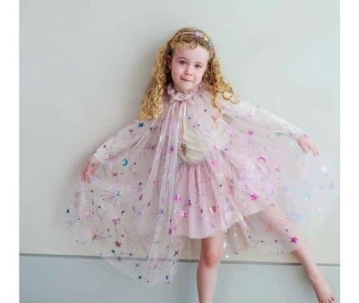 Cape en Tulle Celestial Pink