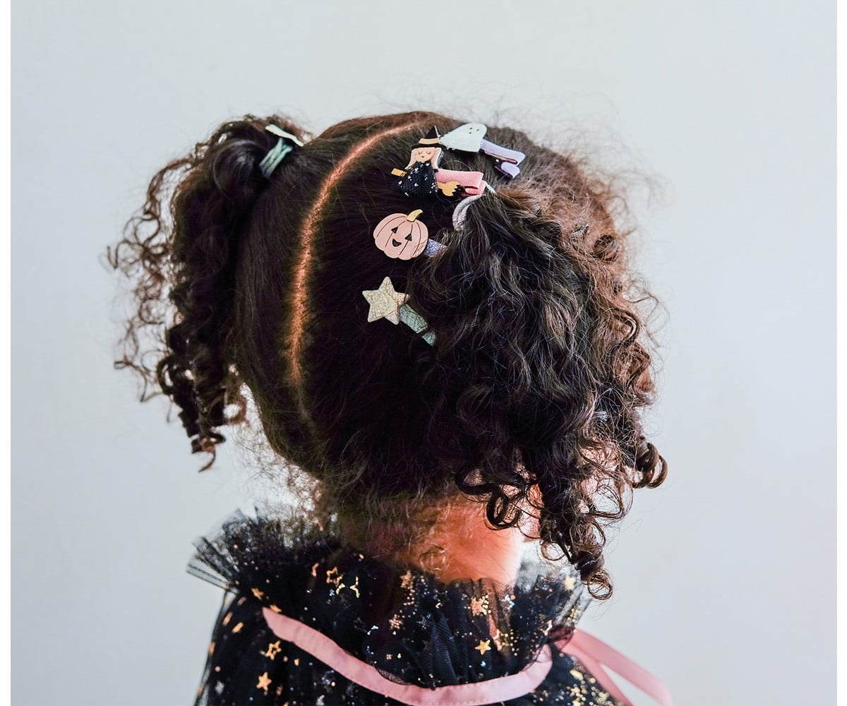 8 Mini Barrettes Halloween