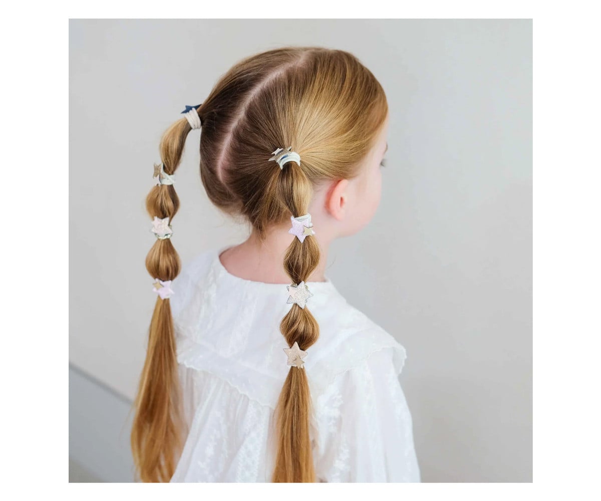 8 elásticos de cabelo Starlight
