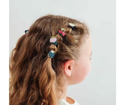 8 mini elásticos de cabelo Winter Fruits