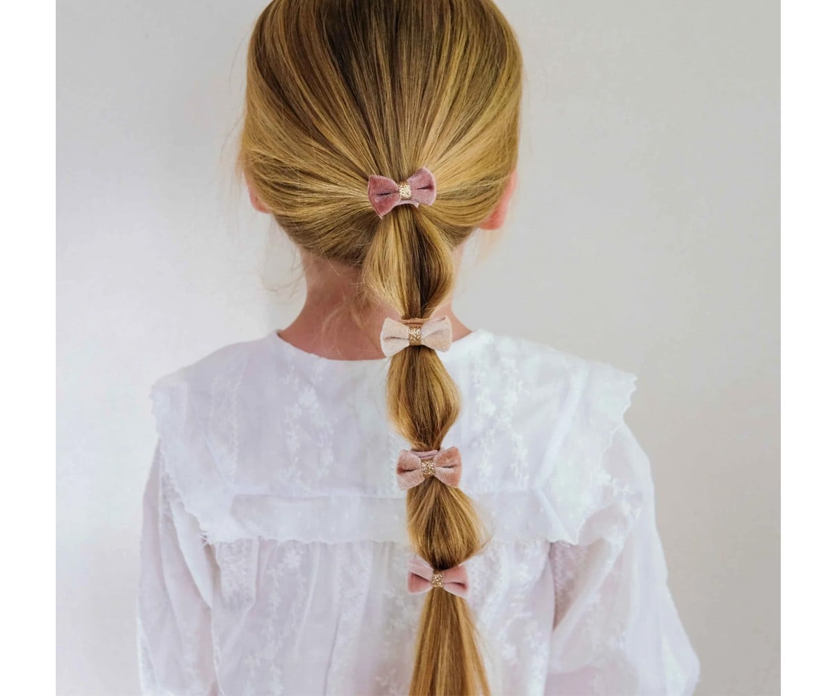 8 elásticos de cabelo Tinkerbell Mini Velvet