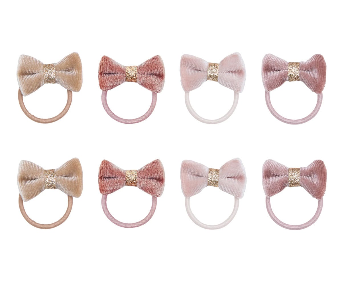 8 elásticos de cabelo Tinkerbell Mini Velvet