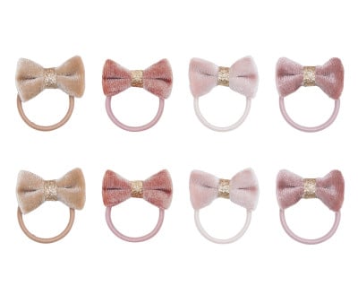 8 elásticos de cabelo Tinkerbell Mini Velvet