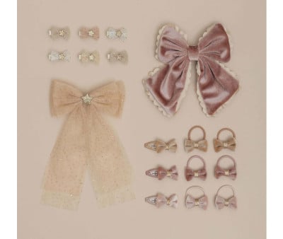 8 elásticos de cabelo Tinkerbell Mini Velvet