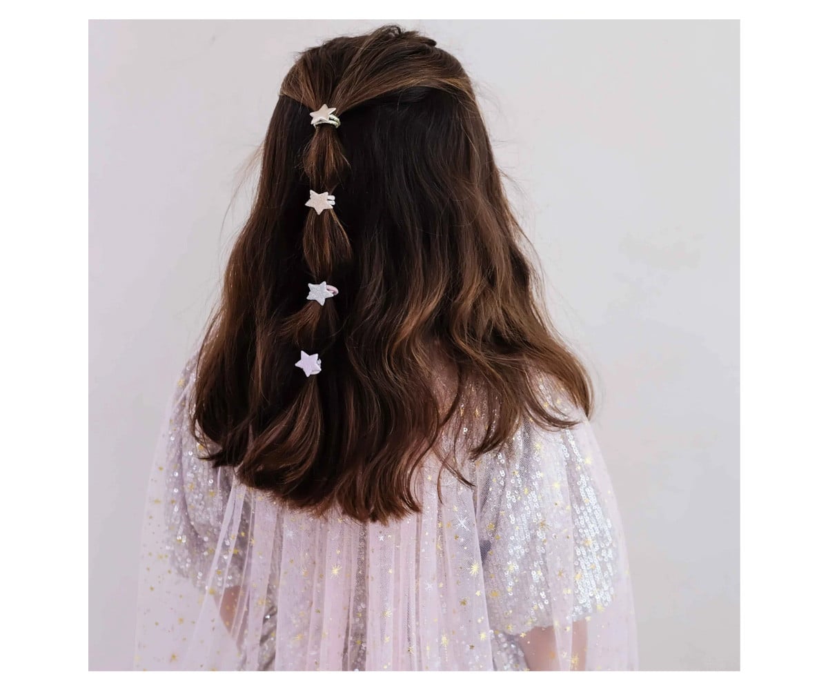 8 elásticos de cabelo Mini Stellina