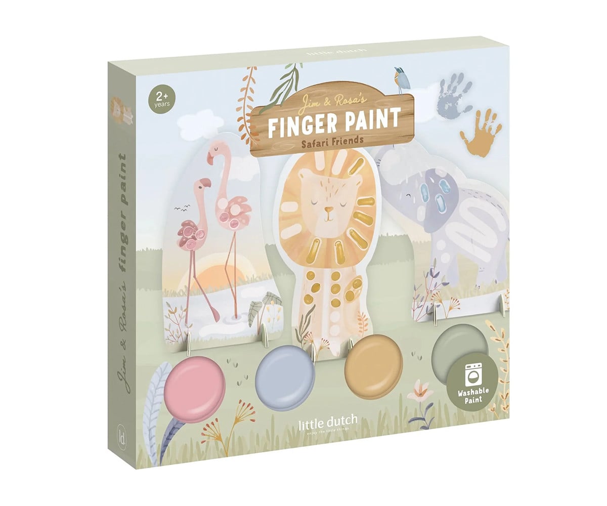 Set Pintura de Dedos Safari Friends