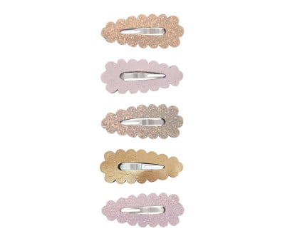 5 mini grampos de cabelo rDreamwish Scalloped