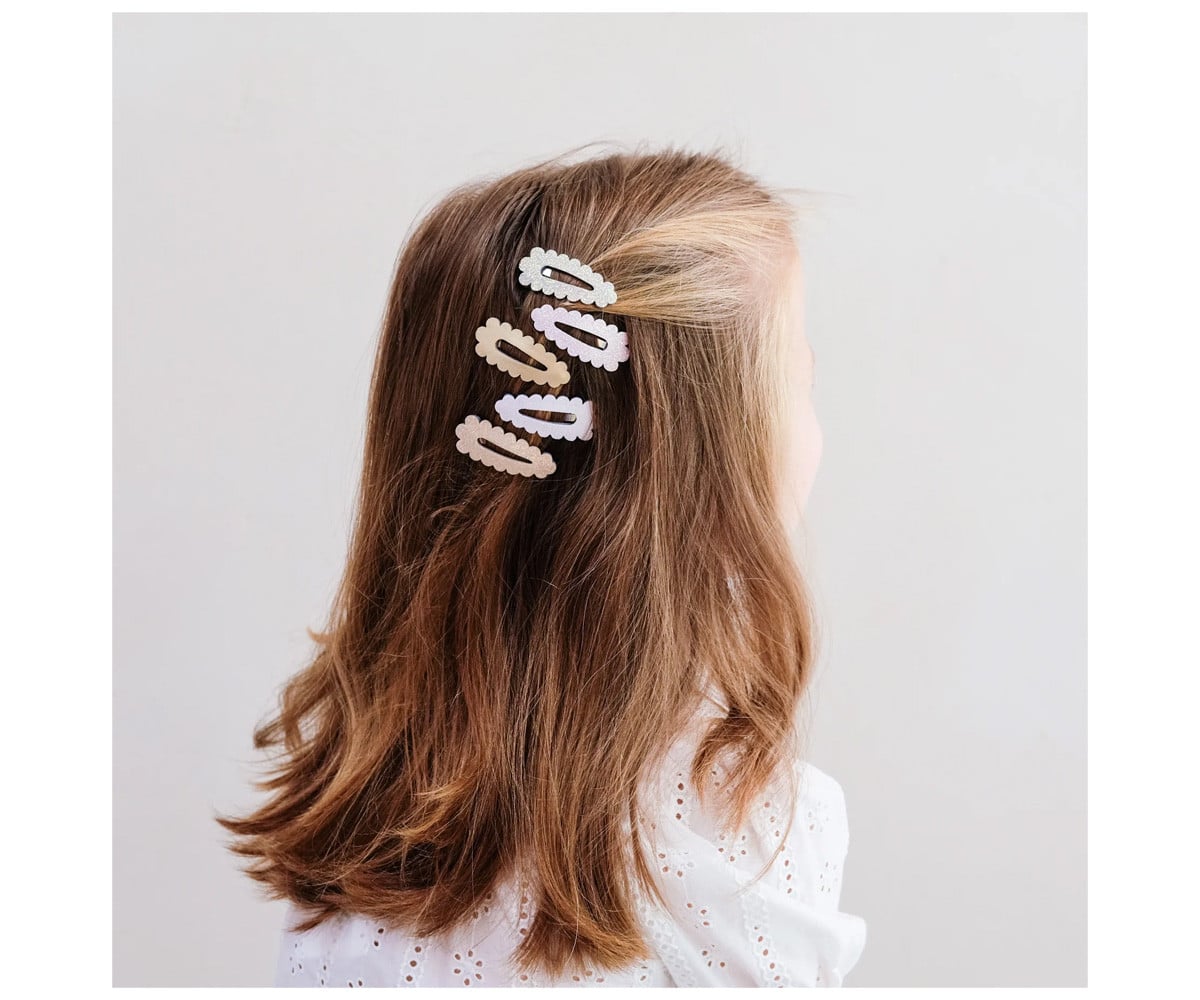 5 mini grampos de cabelo rDreamwish Scalloped