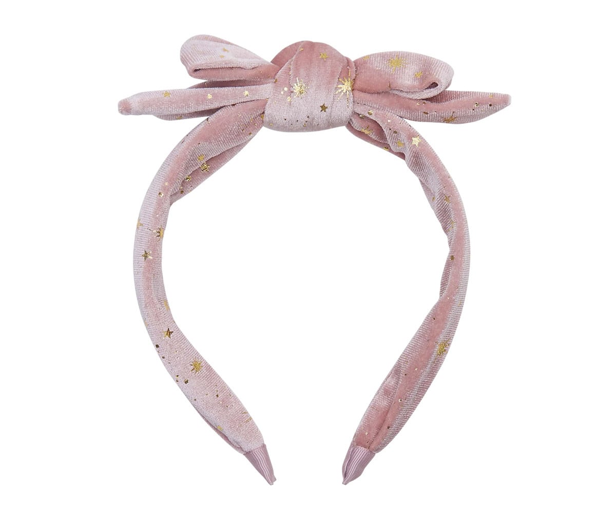 Diadema de veludo Starry Edie Bow