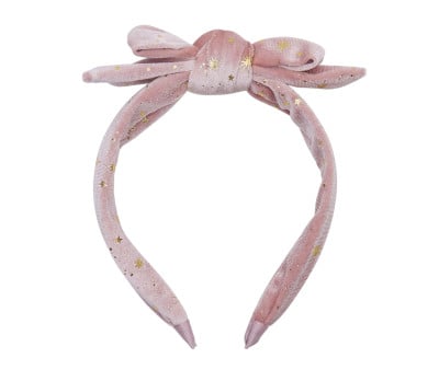 Diadema de veludo Starry Edie Bow