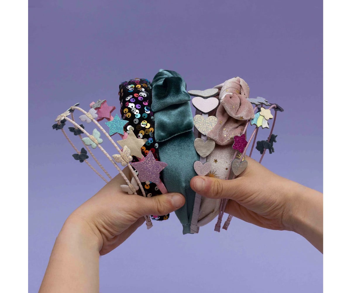 Diadema de veludo Starry Edie Bow