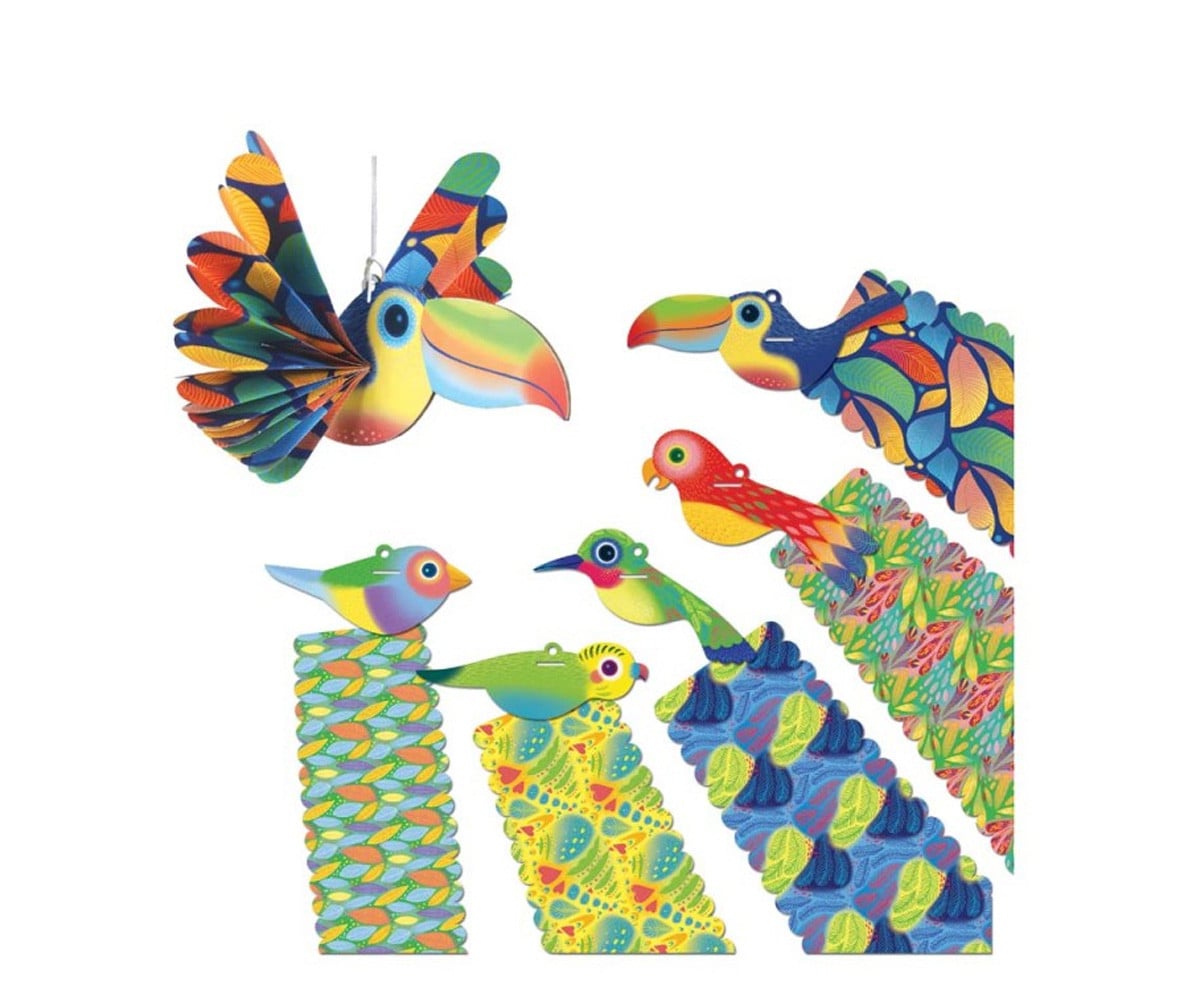 Origami Pájaros Exóticos