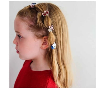 8 elásticos de cabelo Mini Kittybow
