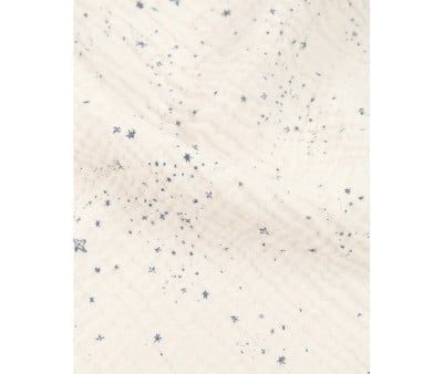 Muselina Wabi-Sabi Blue Milk Way