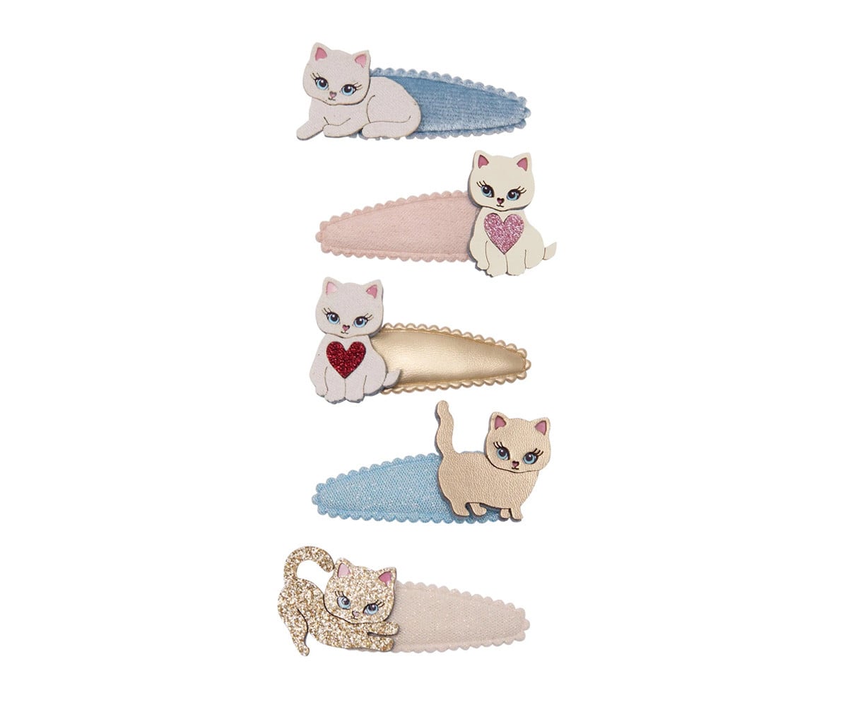 5 mini clips de cabelo Cutety Kitten