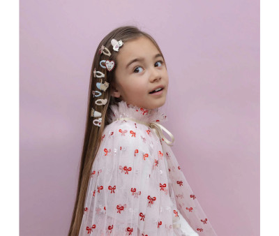 5 mini clips de cabelo Cutety Kitten