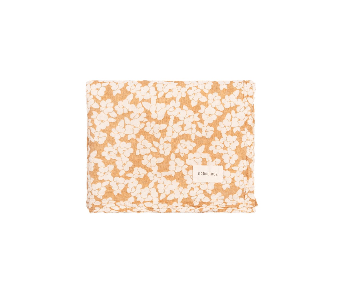 Muselina Wabi-Sabi Golden Brown Sakura