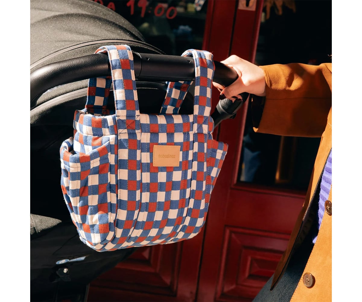 Organizer Passeggino Hyde Park Blue Red Mosaic