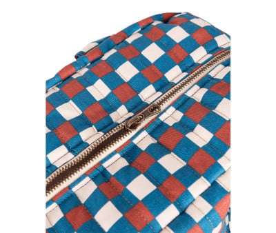 Bolso Cambiador Impermeable Hyde Park Blue Red Mosaic